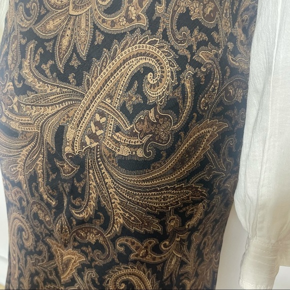 Ralph Lauren Silk paisley Boho Skirt - Picture 6 of 8
